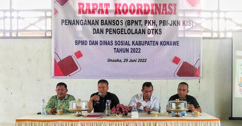 Graduasi KPM PKH / BPNT, Dinsos Konawe Harapkan Dukungan Apdesi