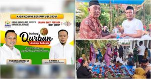 Kadin Konawe Bersama UBP Group Salurkan 27 Ekor Sapi Kurban di 4 Kabupaten