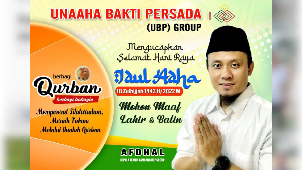 Berbagi di Hari Raya Idul Adha, PT UBP Group Salurkan 24 Sapi Kurban