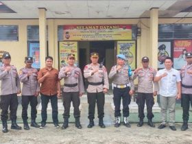 Kapolres Konawe Kunjungi Lokasi Pembangunan Bendung Pelosika