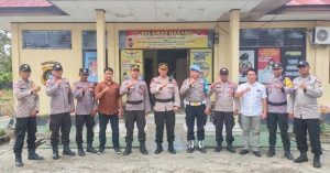 Kapolres Konawe Kunjungi Lokasi Pembangunan Bendung Pelosika