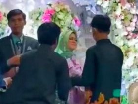 Viral Pernikahan di Koltim, Mempelai Wanita Menangis Tersungkur Saat Mantan Hadir Berikan Bunga