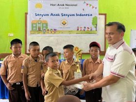 Hari Anak Nasional, PT GKP Gelar Lomba Tingkat SD di Wawonii Tenggara