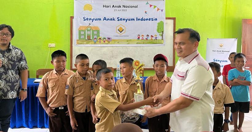 Hari Anak Nasional, PT GKP Gelar Lomba Tingkat SD di Wawonii Tenggara