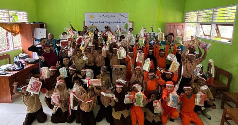 Hari Anak Nasional, PT GKP Gelar Lomba Tingkat SD di Wawonii Tenggara 