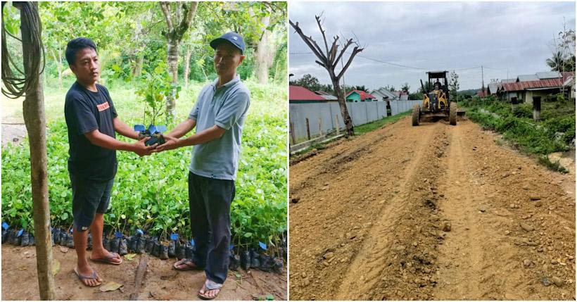 Bagikan Ribuan Bibit Nilam Dan Tingkatkan JUT, Pemdes Asolu Realisasikan Hasil Musdes