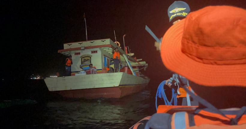 Kapal Mati Mesin, 7 Nelayan Berhasil Dievakuasi Basarnas Kendari