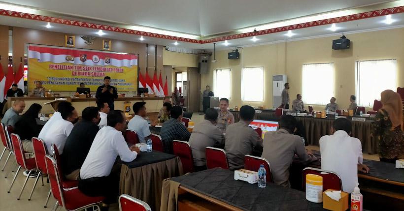 Lemdiklat Polri Gelar Penelitian STIK di Polda Sultra, Berikut Tujuannya