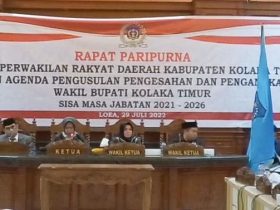 Pengangkatan dan Pengesahan Wabup Terpilih, DPRD Koltim Gelar Rapat Paripurna di Kantor Gubernur