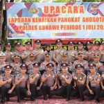 46 Anggota Polres Konawe Naik Pangkat di Hari Bhayangkara
