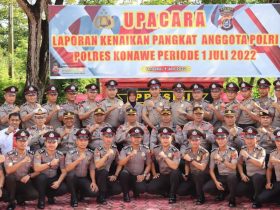 46 Anggota Polres Konawe Naik Pangkat di Hari Bhayangkara