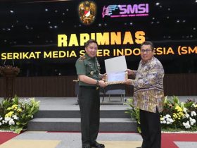 Penanda tanganan PKS Antara SMSI Bersama TNI AD Bentuk Sinergi Dalam Menjaga NKRI Dan Cita-cita Kemerdekaan