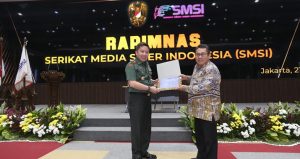 Penanda tanganan PKS Antara SMSI Bersama TNI AD Bentuk Sinergi Dalam Menjaga NKRI Dan Cita-cita Kemerdekaan