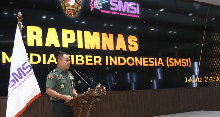 Jenderal Dudung Abdurachman Minta SMSI Teruskan Kembangkan Jurnalisme Jujur