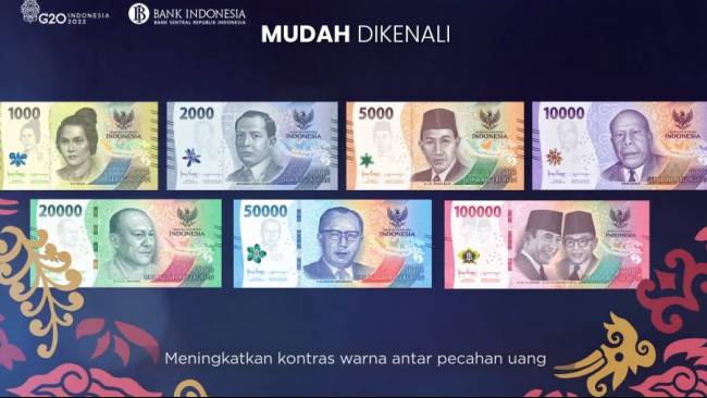 BI Resmi Edarkan Tujuh Pecahan Uang Rupiah, Berikut Keunggulannya