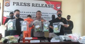 Jadi Pengedar Narkoba Seberat 5,2 Kg, Dua Mahasiswa di Kendari Ditangkap Polisi