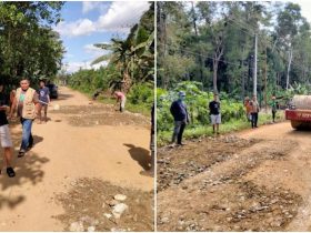 PT RBM dan PT Fajar Kolaborasi Perbaiki Jalan Sepanjang 20 kilometer di Konawe