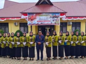 Lomba Gerak Jalan Perayaan HUT RI, Tim BKAD Konut Tampil Berdaya Saing