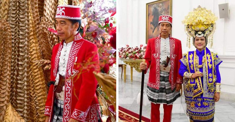 Pakai Baju Adat Kesultanan Buton di HUT RI ke 77, Jokowi Tuai Pujian