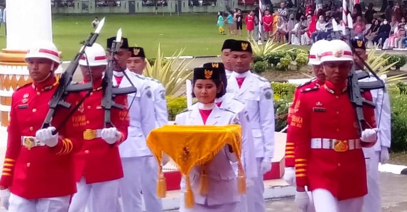 Profil Pembawa Baki Bendera Saat Upacara HUT RI ke 77 di Konawe 