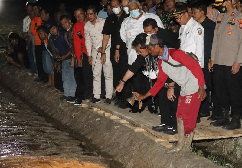 Produksi Pangan Tercapai, Mentan dan Petani di Konsel Tanam Padi Serempak