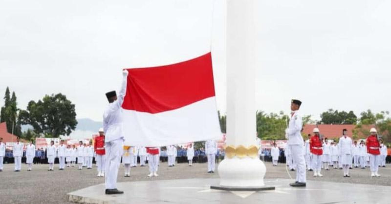 Dipimpin Ery Husainy, Staf Bagian Umum Setda Konut Sukses Laksanakan Persiapan HUT RI ke 77