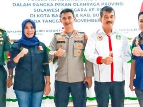 Pimpin Atlet Perbakin di Porprov Ke XIV, Kapolres Konut Dan Tim Target 9 Emas, Ketua KONI Apresiasi