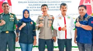 Pimpin Atlet Perbakin di Porprov Ke XIV, Kapolres Konut Dan Tim Target 9 Emas, Ketua KONI Apresiasi