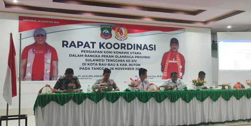 Senin Pengurus PBSI Konut Dikukuhkan, KONI Konut Apresiasi Target 4 Medali Emas di Porprov Ke XIV