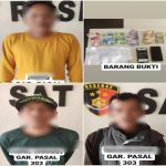 Satreskrim Polresta Kendari Ringkus 3 Pelaku Perjudian Online di Pasar Sentral