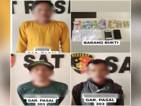 Satreskrim Polresta Kendari Ringkus 3 Pelaku Perjudian Online di Pasar Sentral