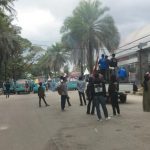 Protes Kenaikkan Harga BBM, Ratusan Ojol dan Sopir Angkot Kendari Demo DPRD Sultra