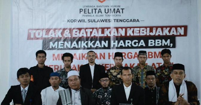 LBH Pelita Umat Korwil Sultra Desak Pemerintah Batalkan Kenaikkan Harga BBM