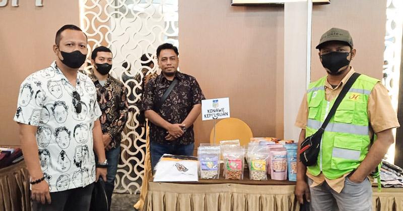 Produk Cemilan Khas Wawonii Dipromosikan PT GKP di Ivent Ekonomi Kreatif Sultra