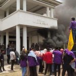 Demo Mahasiswa Tolak Kenaikan Harga BBM di Gedung DPRD Konawe Nyaris Ricuh