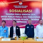 KPU Konawe Kukuhkan Kompparasi, Pertama di Sultra