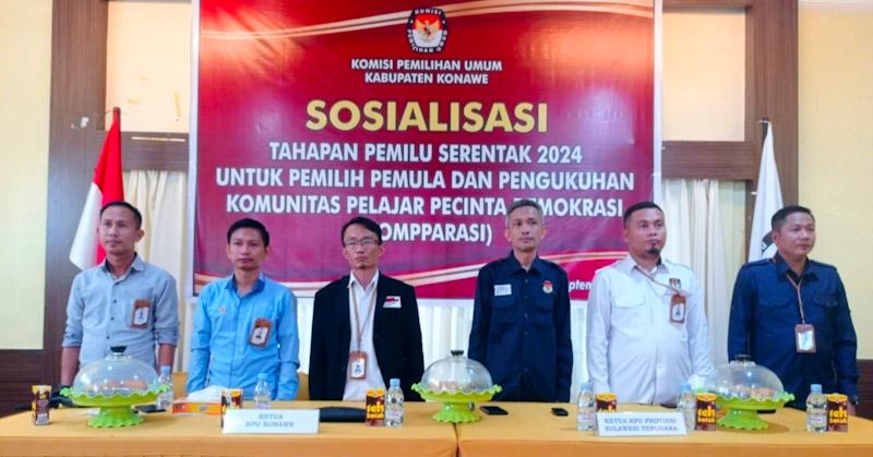 KPU Konawe Kukuhkan Kompparasi, Pertama di Sultra