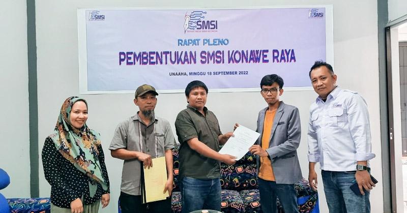 SMSI Konawe Terbentuk, Gugus Suryaman : Saya Optimis SMSI Akan Besar di Konawe
