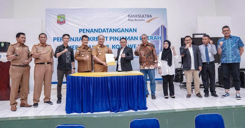 Demi Kemakmuran Ibu Kota Pemda Konut Gandeng Bank Sultra Membangun Infrastruktur