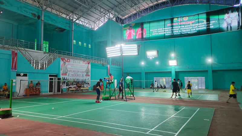 Jelang Turnament Badminton Bupati Konut Cup l Se-Sultra, Sekda, Kapolres, Ketua PBSI Aktif Lakukan Pembenahan