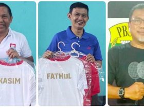 Jelang Turnament Badminton Bupati Konut Cup l Se-Sultra, Sekda, Kapolres, Ketua PBSI Aktif Lakukan Pembenahan