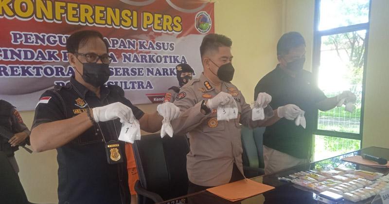 Edarkan Sabu, Seorang IRT di Kota Kendari Dibekuk Polda Sultra
