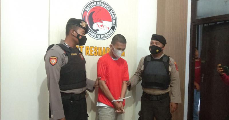 Polresta Kendari Bekuk Pengedar Narkoba di Kendari Barat