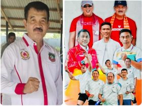 Khusus Untuk Peserta Lokal Konut, Ketua KONI Tambah Bonus Turnament Badminton Bupati Cup l