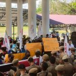 DPD FKSPN Turun Jalan, 8 Tuntutan Masalah Buruh di Morosi Disuarakan