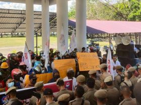 DPD FKSPN Turun Jalan, 8 Tuntutan Masalah Buruh di Morosi Disuarakan