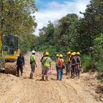 Jalan Wawouso-Bobolio Konkep Terputus, PT GKP Kembali Lakukan Perbaikan