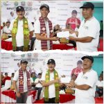 Ketua DPRD Konut Dan Ketua KONI Beri Bantuan Dana Invent Badminton Bupati Konut Cup l Se-Sultra