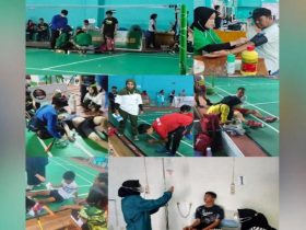 Tim Medis Konasara Berperan Aktif Diturnament Badminton Bupati Konut Cup l Se-Sultra