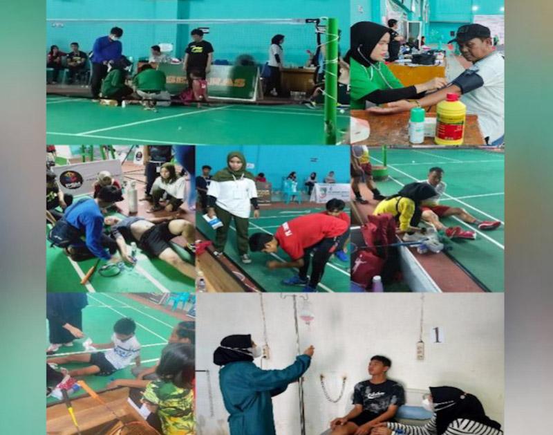 Tim Medis Konasara Berperan Aktif Diturnament Badminton Bupati Konut Cup l Se-Sultra
